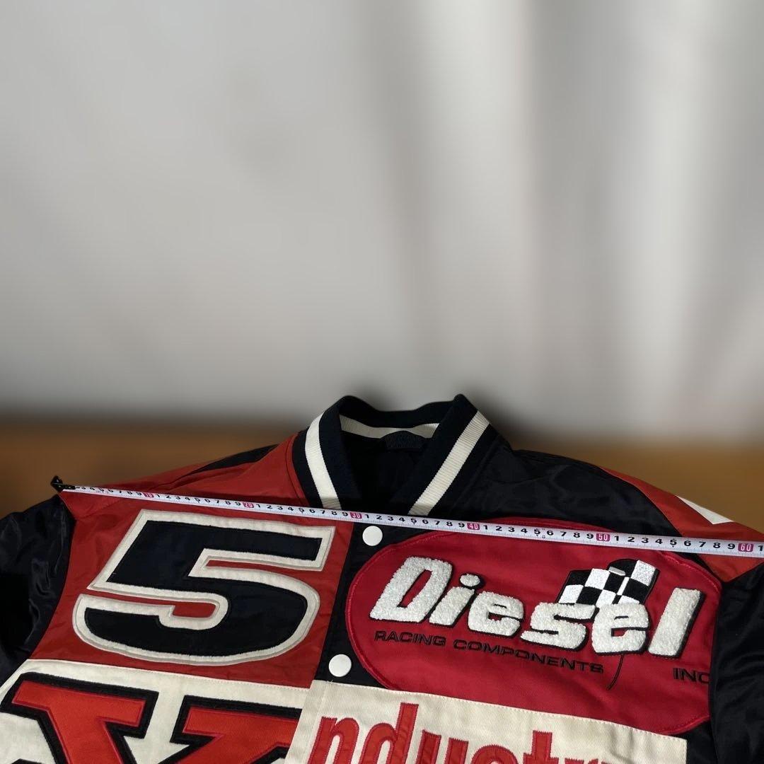 【iy/10.31】Diesel パッチワークスタジャン Lサイズ