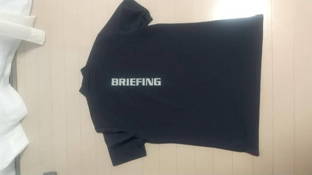 BRIEFINGGolf ネイビーモックネックLサイズ