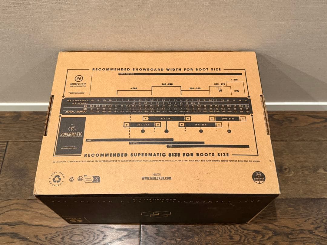 Nidecker Supermatic スーパーマチック　Ｌサイズ　未使用品