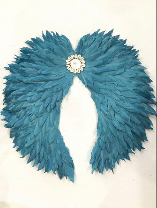 壁掛け♡ウィング　ターコイズグリーン