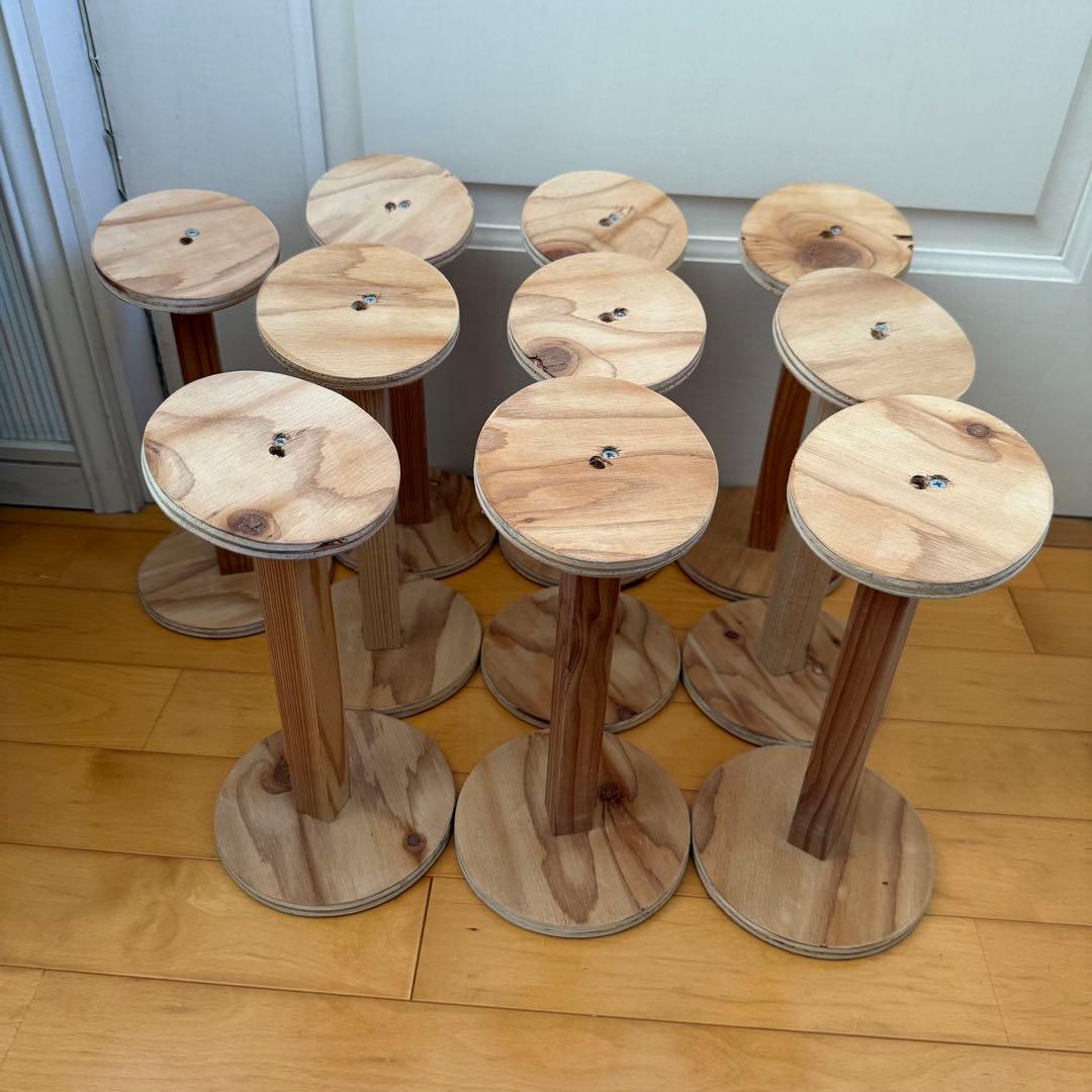 お値下げ 帽子スタンド 木製 20個セット ①②