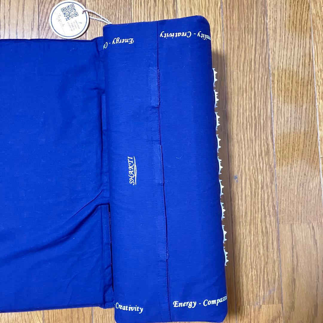 【正規品美品】シャクティマットピローセット　レベル3 アドバンス　ネイビー　枕