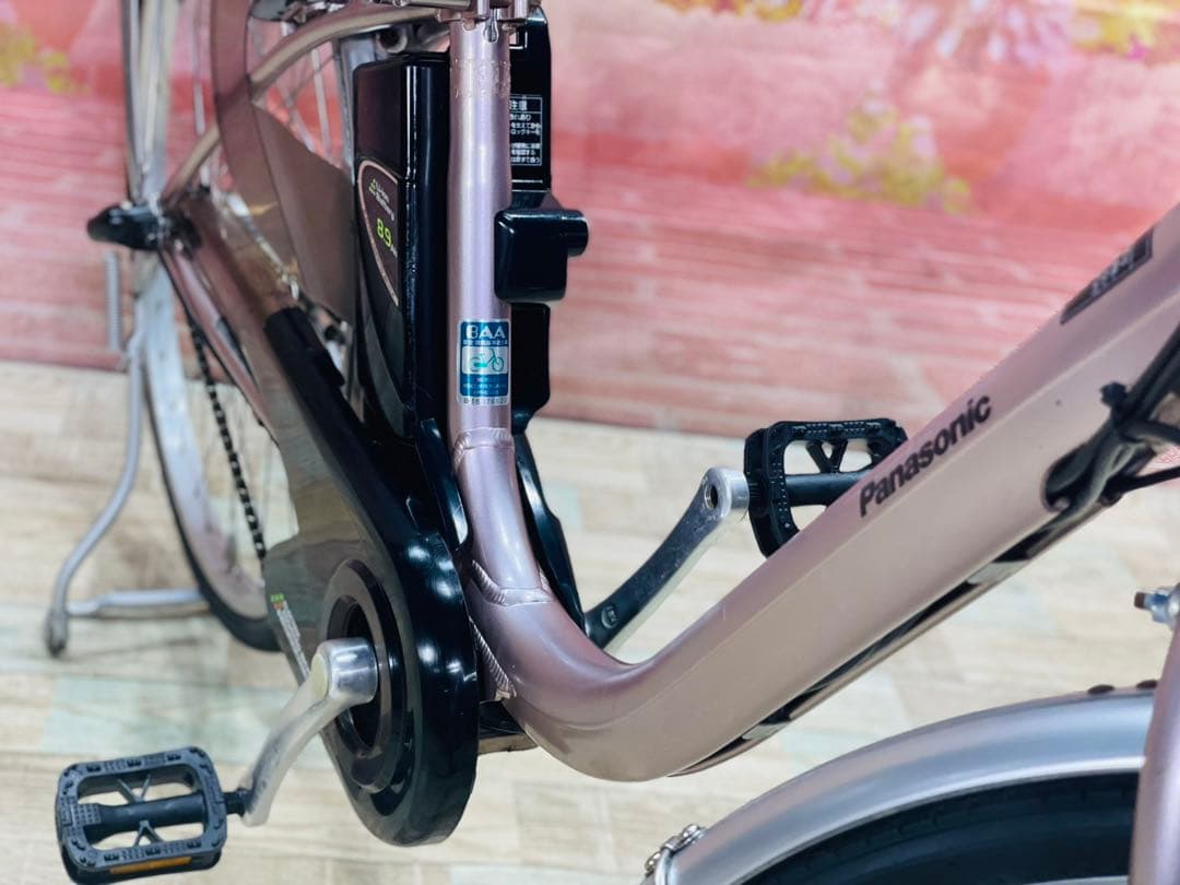 K2894 電動自転車パナソニック ママチャリ 26インチ 8.9Ah 送料無料