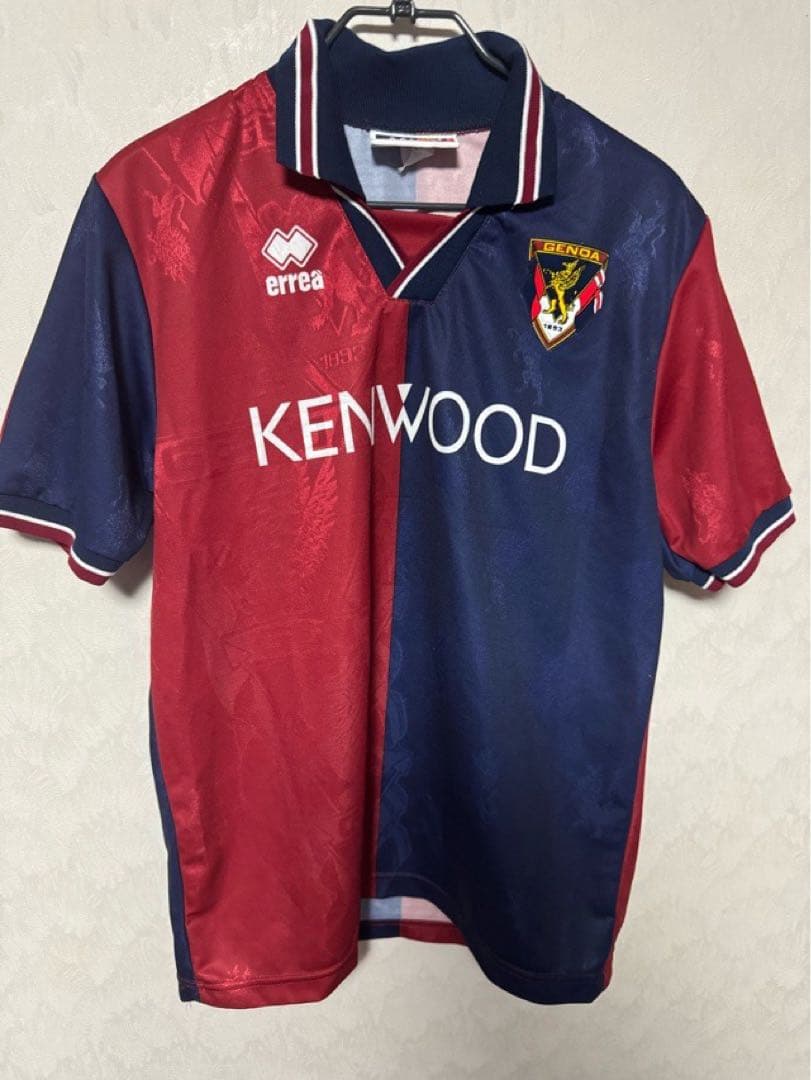 ジェノア GENOA ユニフォーム 94-95 errea Mサイズ 三浦知良 - メルカリ