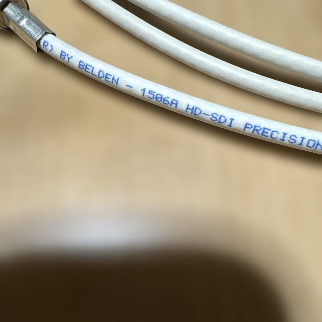 ベルデン 1506A 75Ωデジタル同軸 RCAケーブル 圧着 0.5m 3本