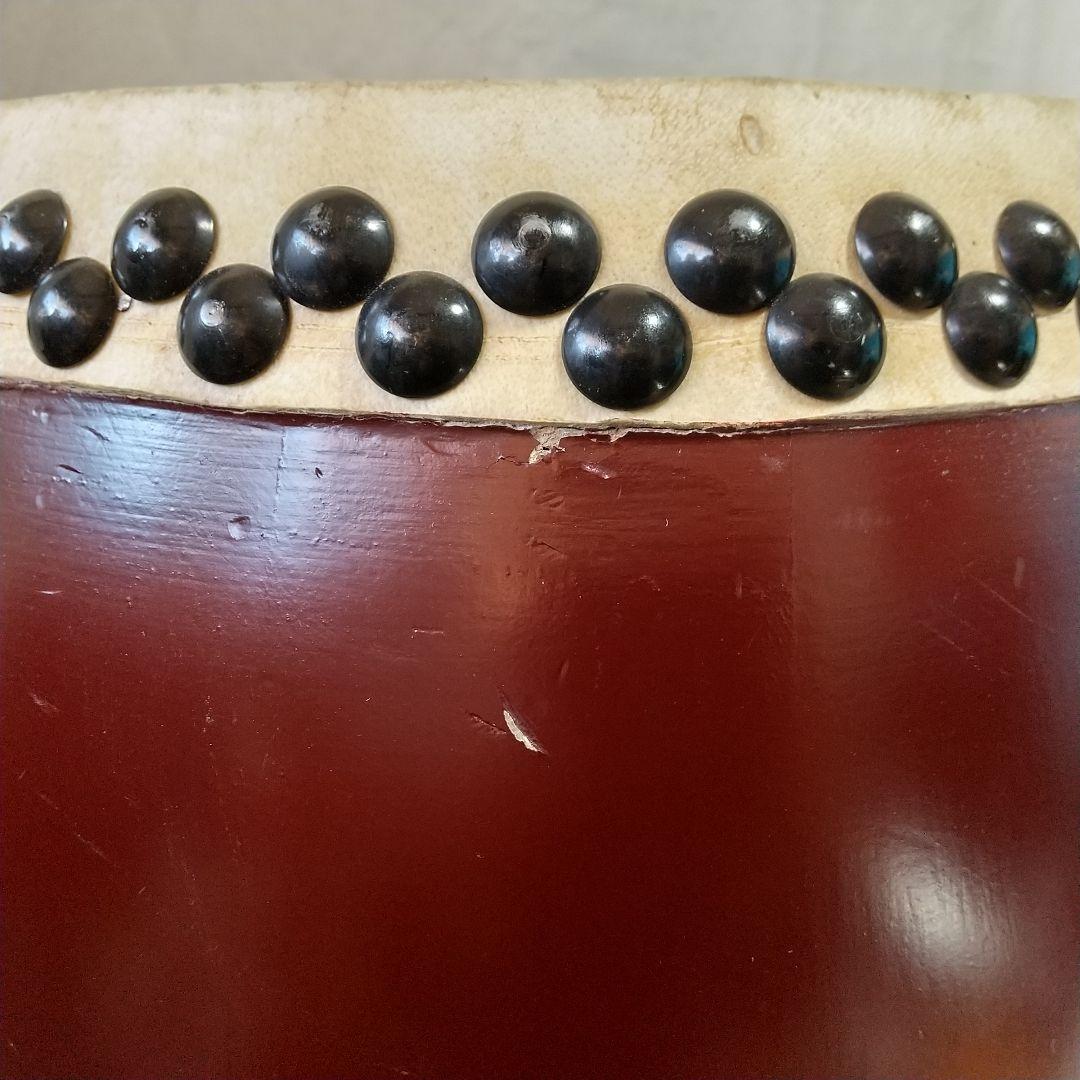 長胴太鼓 和太鼓 バチ付き 一尺 33cm