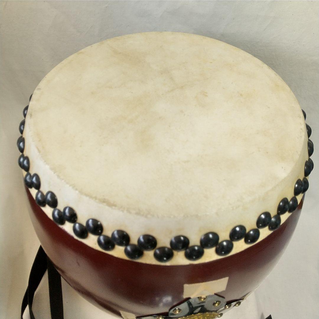 長胴太鼓 和太鼓 バチ付き 一尺 33cm