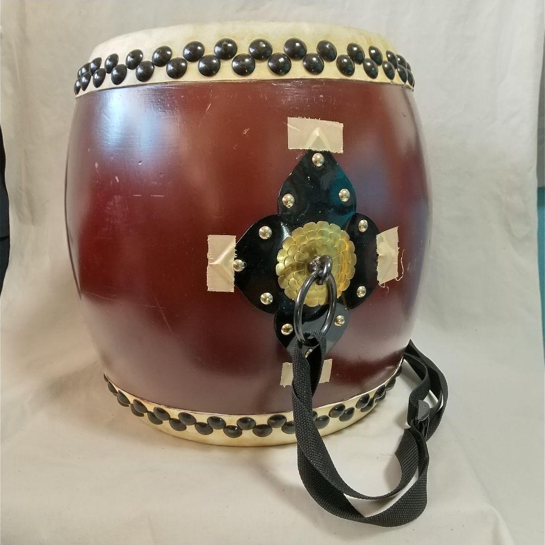 長胴太鼓 和太鼓 バチ付き 一尺 33cm