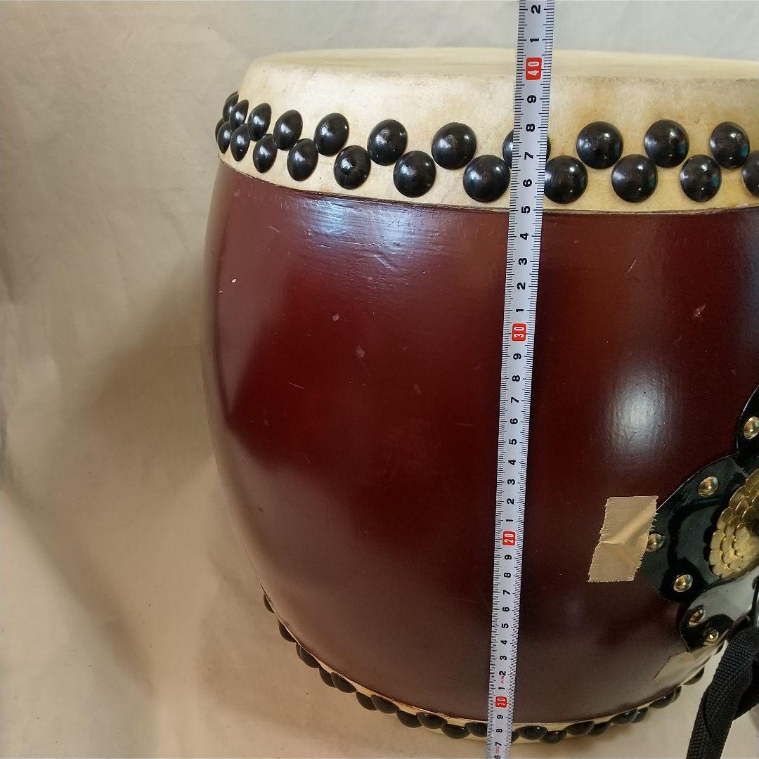 長胴太鼓 和太鼓 バチ付き 一尺 33cm
