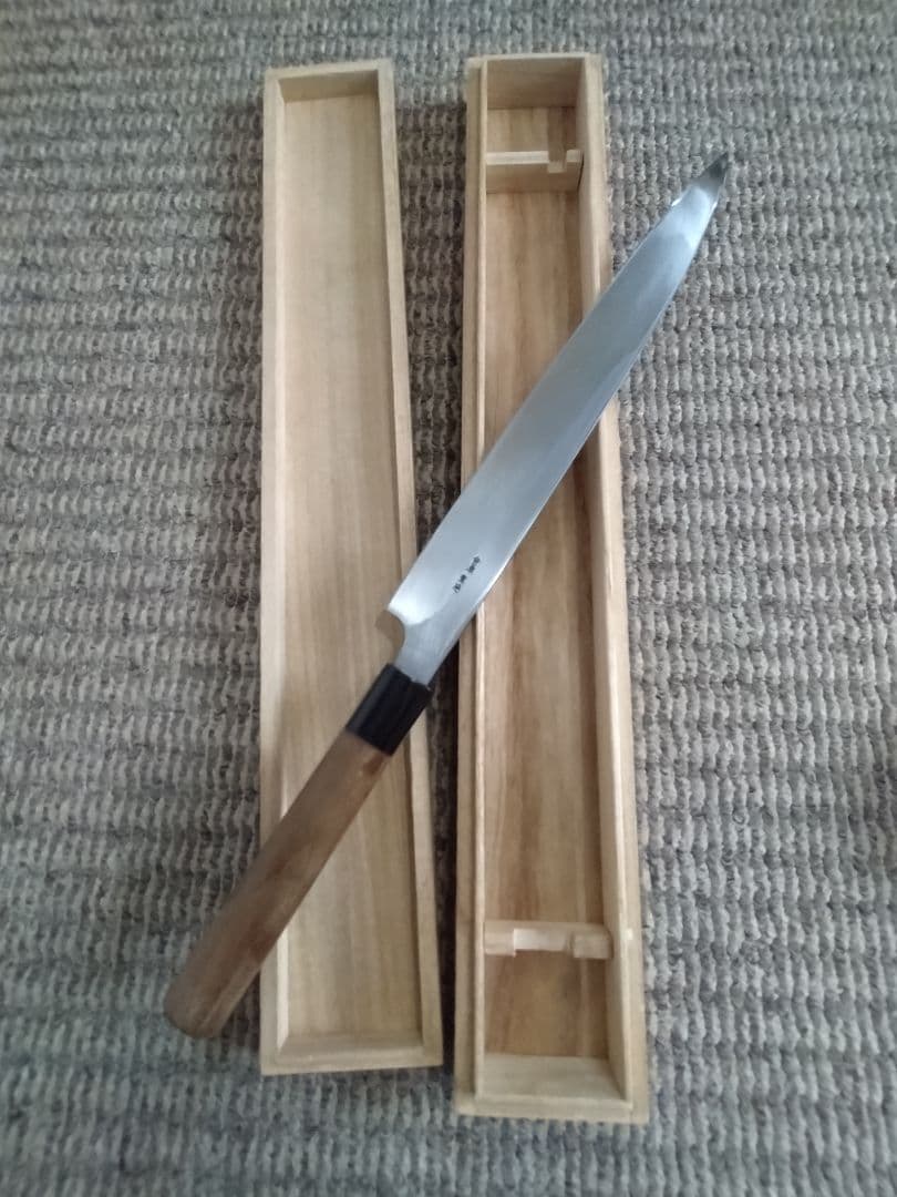 会津　重延　柳刃包丁　尺