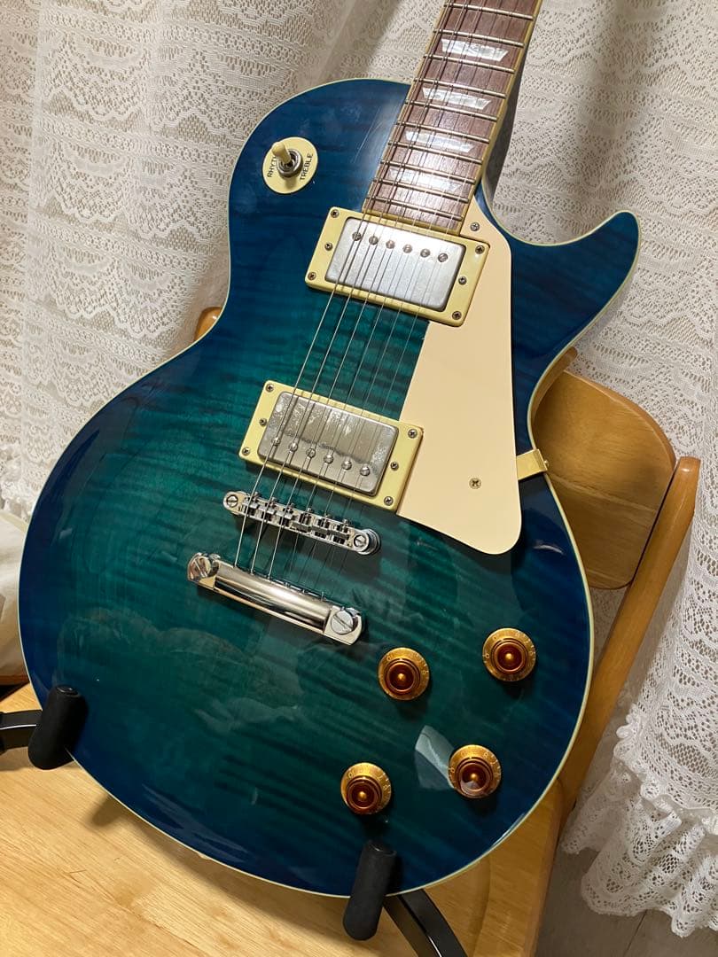 Grass Roots G-LP60SSee Thru Blue レスポール