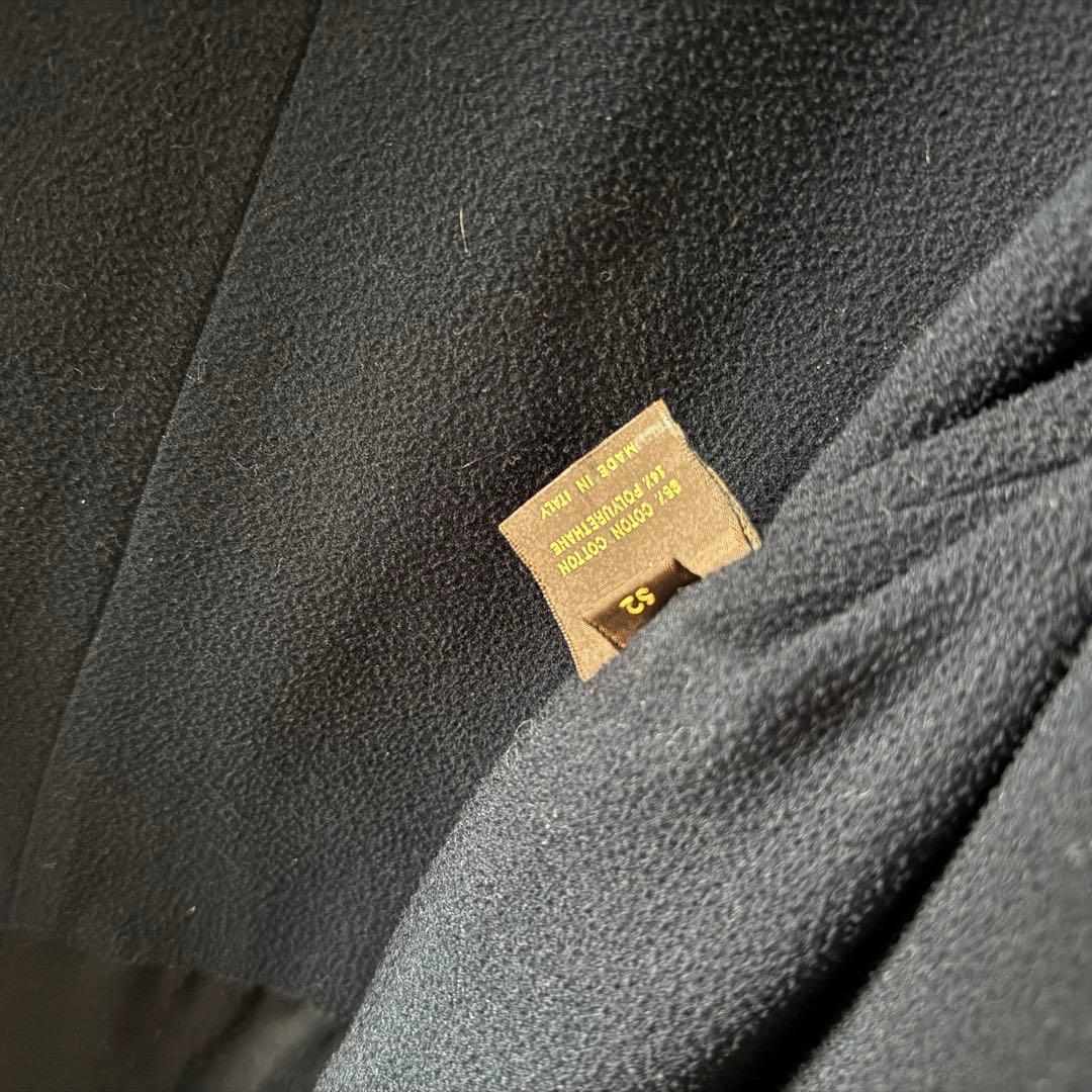 ルイヴィトン　ステンカラーコート　ネイビー