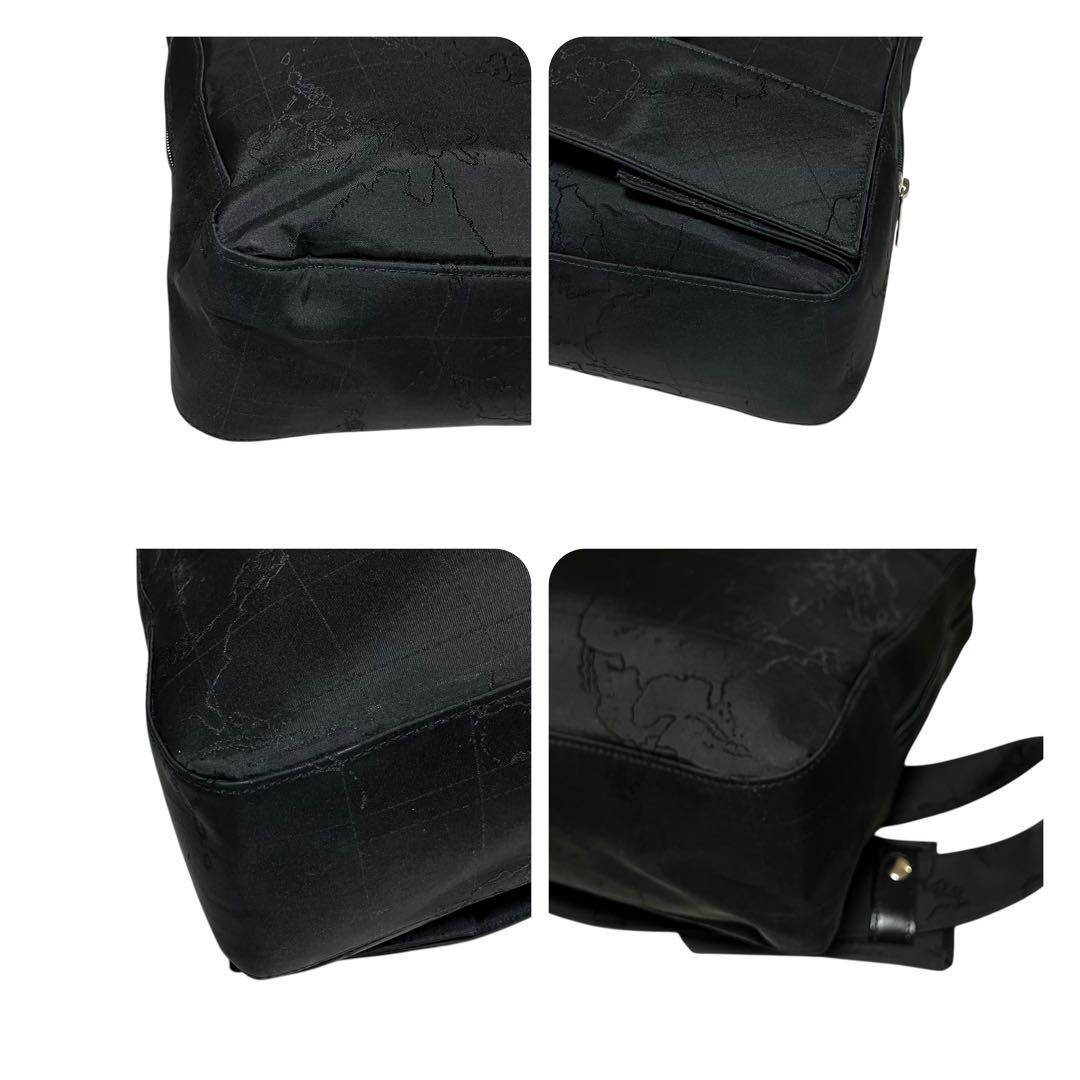 激レア✨ALVIERO MARTINI プリマクラッセ 黒地図 ショルダーバッグ