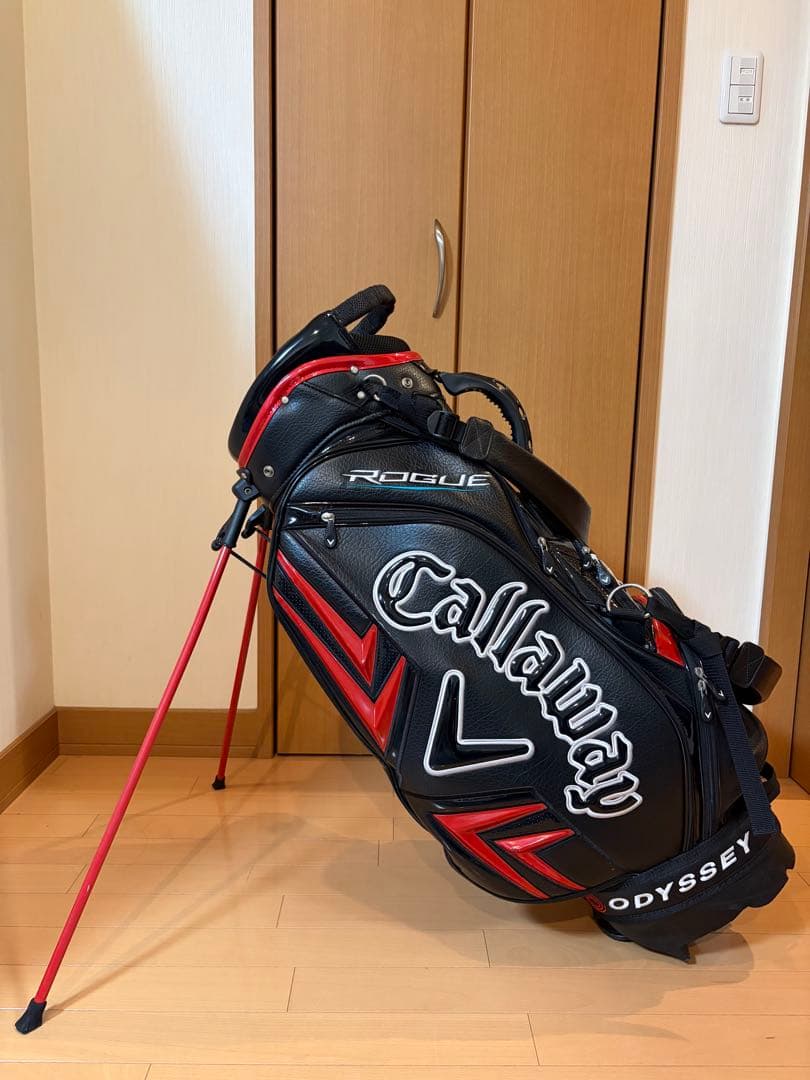 キャロウェイ Callaway Rogue スタンドバッグ 黒/赤