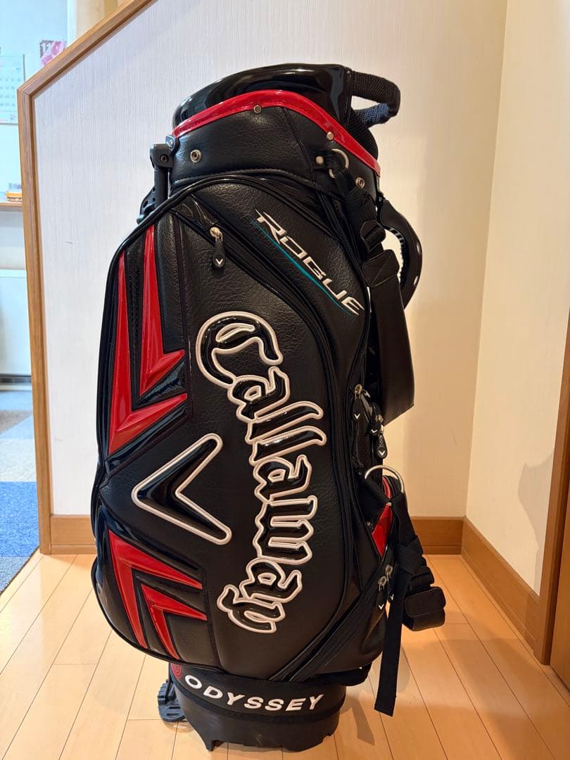 キャロウェイ Callaway Rogue スタンドバッグ 黒/赤
