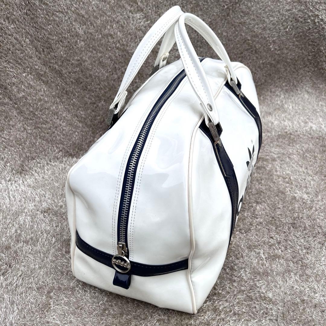 極美品 80s adidas アディダス Super star エナメル バッグ - メルカリ