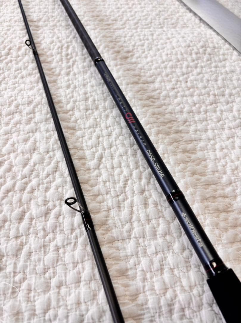 シーバスロッド 9.0f 富士ガイド付き　シーバス　タチウオ カーボン