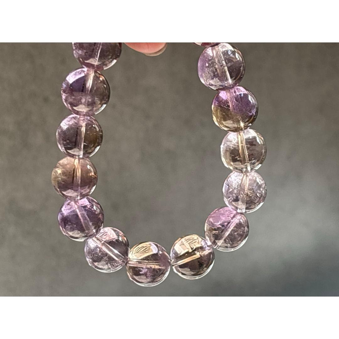 《バイカラーアメトリン＊ブレスレット・12㎜　16㎝》