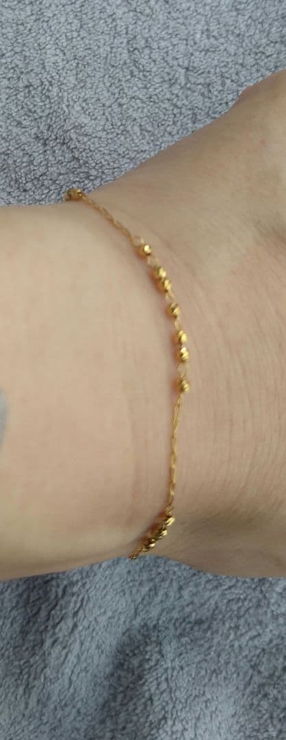 アガット　クラシック　K18　ミラーボール　ブレスレット