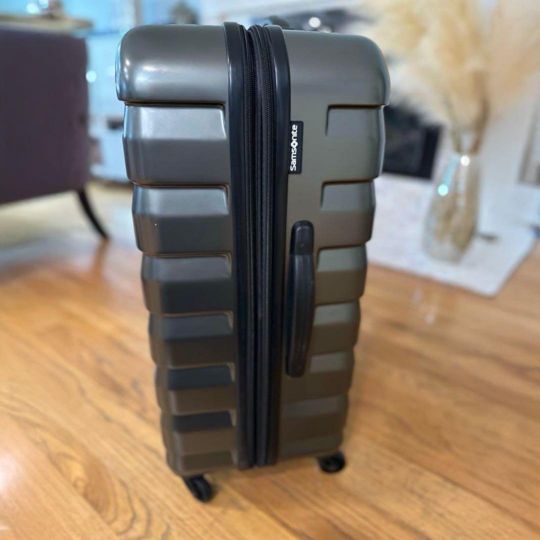 ★美品★値下げ中★Samsonite★メタルグレー★中型キャリーケース4輪★