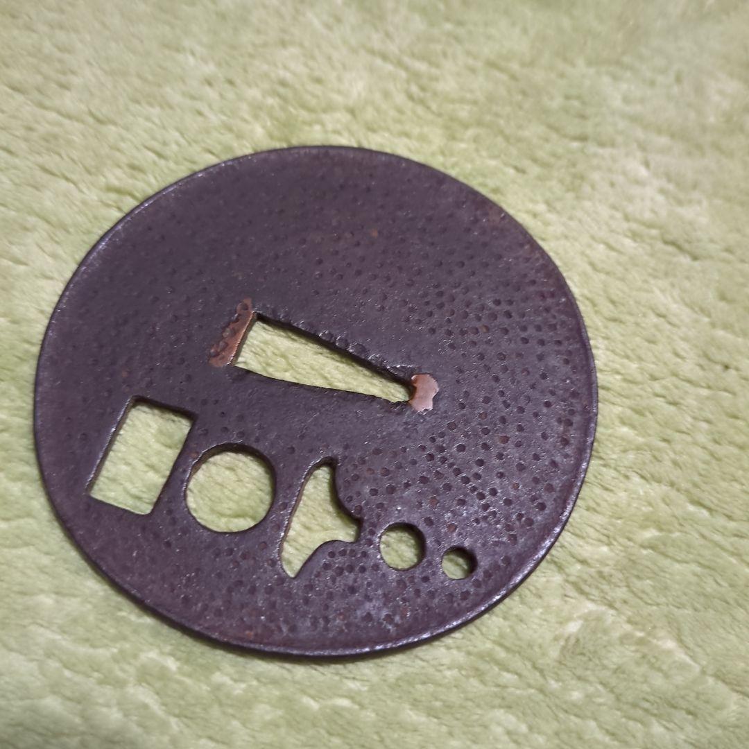 鉄製 鍔(つば) 形穴あきデザインの通販はau PAY マーケット - 輸入雑貨