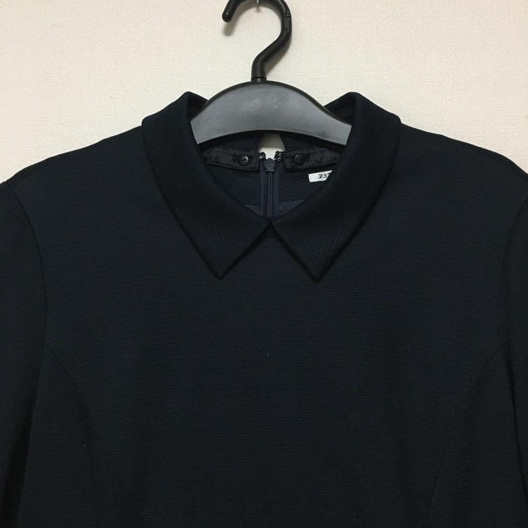 23区　VERYコラボ　襟付きワンピース　2WAY ワンピース　ネイビー