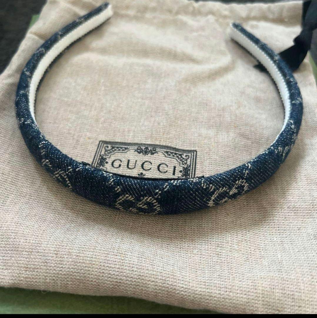 Bearcat様専用 GUCCI グッチ カチューシャ デニム - メルカリ