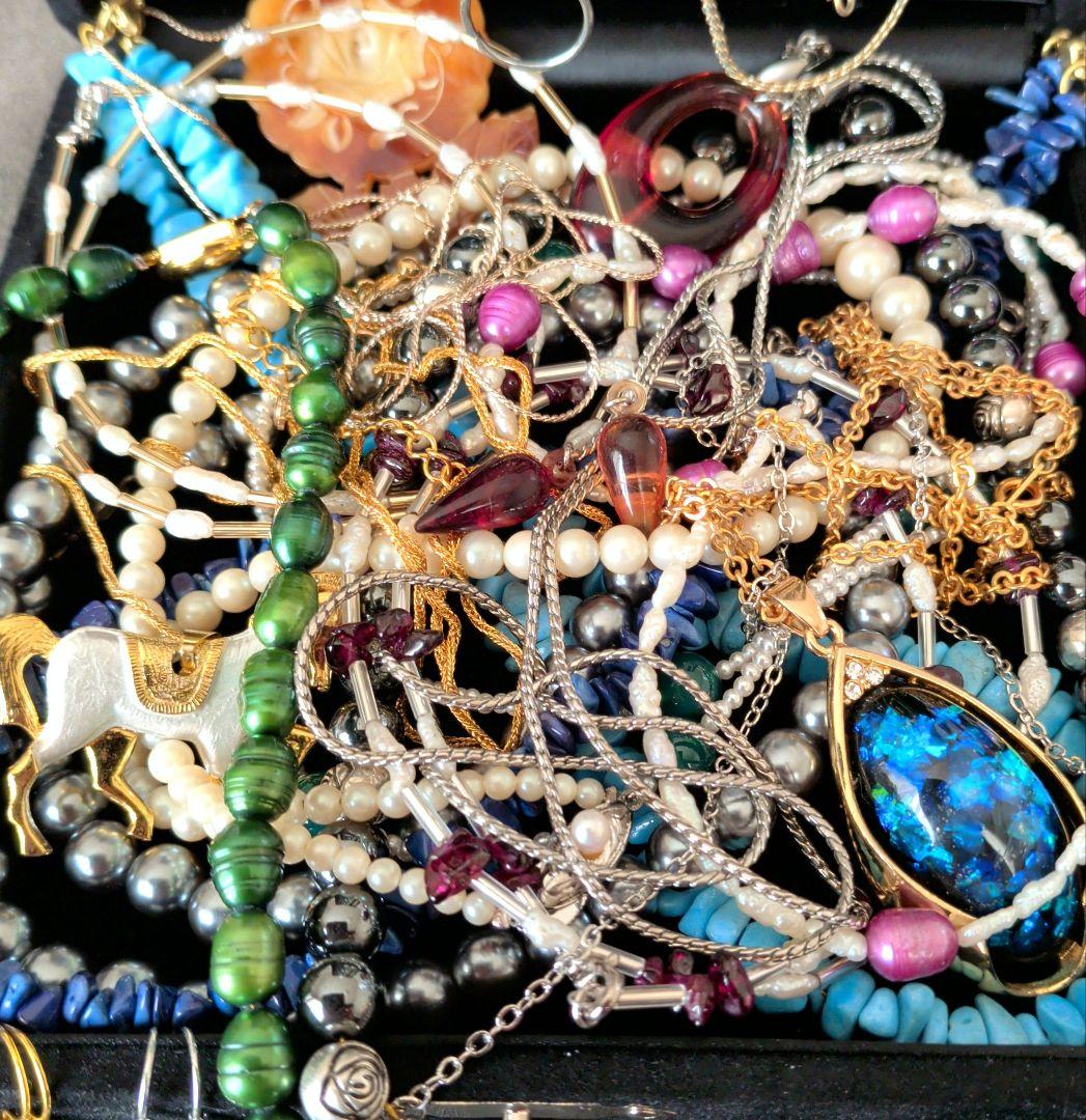 遺品整理 生前整理アクセサリーまとめ売り ネックレス リング ピアス