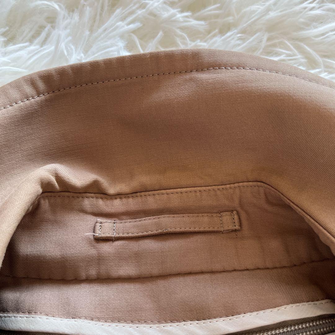 バーバリー　ステンカラーコート　ベージュ　ライナー付き　ノバチェック　ブラウン