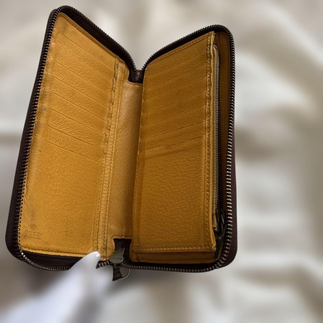 グッチ 長財布 アニマリエタイガー GGスプリーム ネオヴィンテージ ジップ