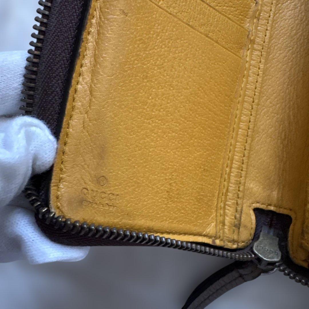 グッチ 長財布 アニマリエタイガー GGスプリーム ネオヴィンテージ ジップ