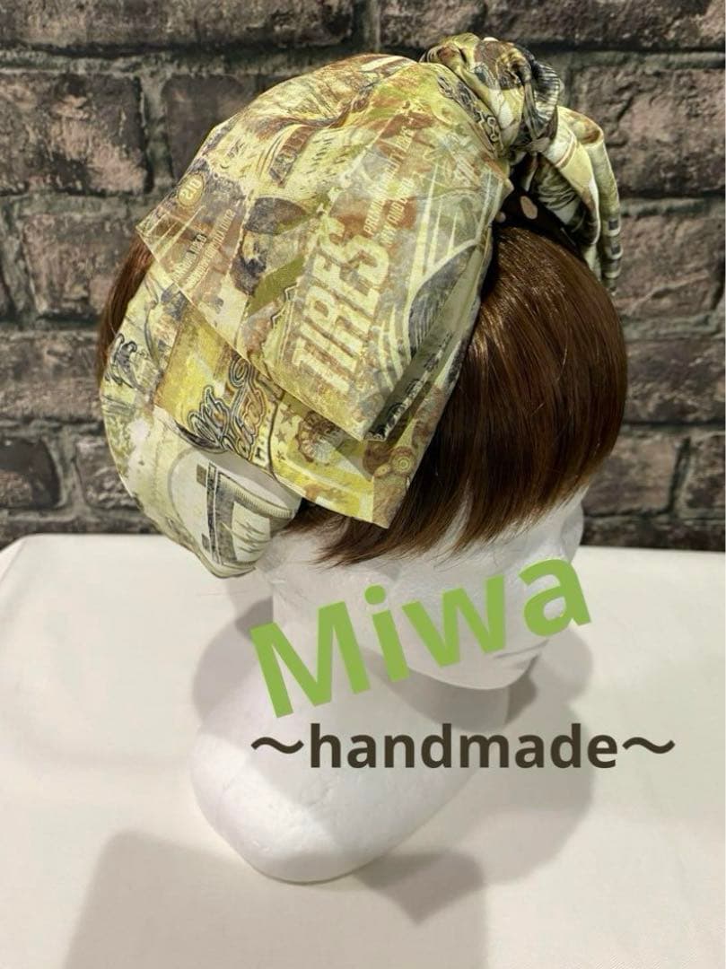 ティアミ〜ミ キャスケット　異素材 mix ハンドメイド