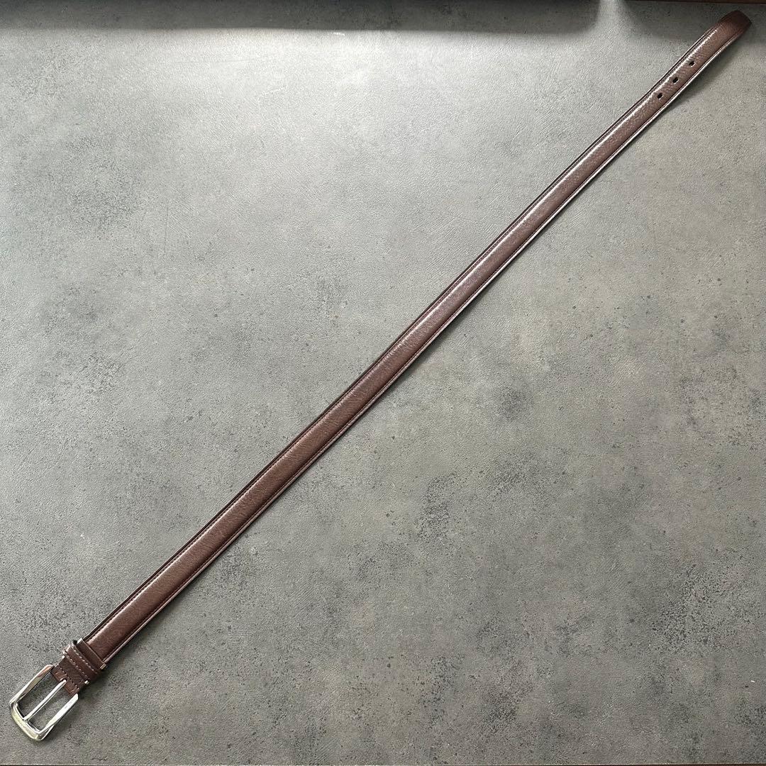 超希少✨BURBERRY 銀製バックル　silver刻印　レザーベルト