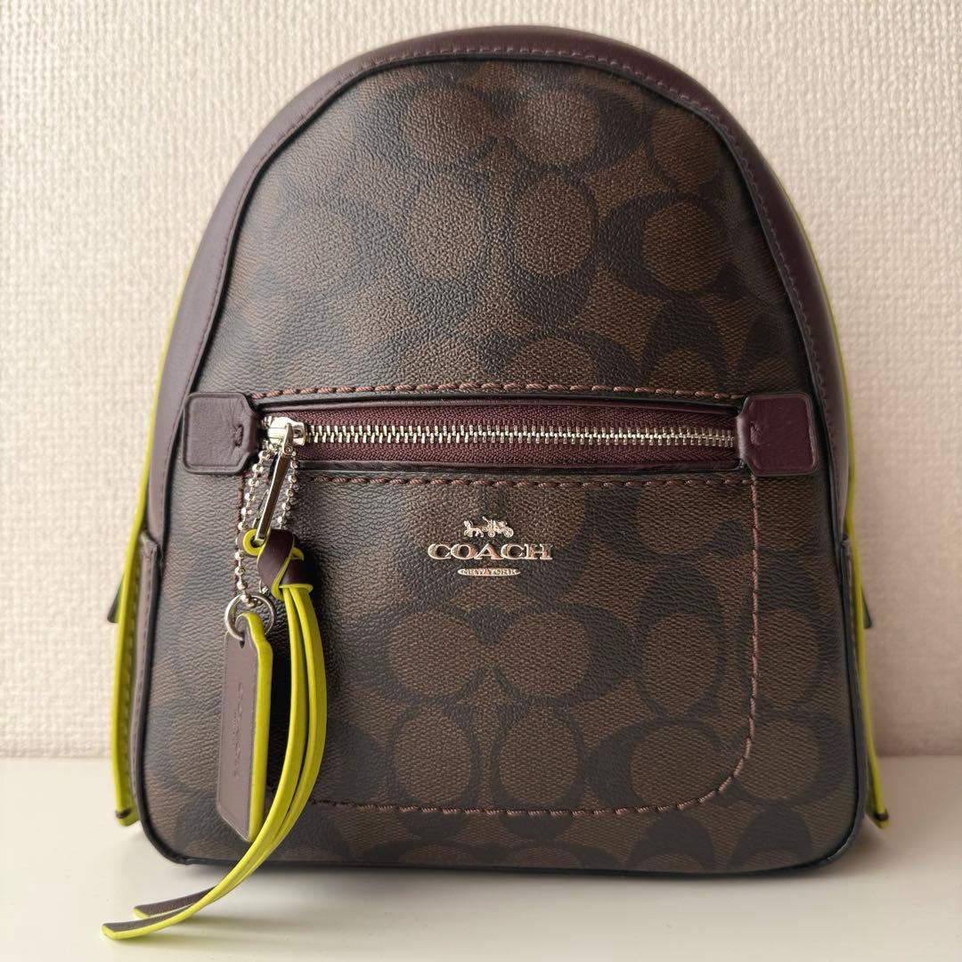 美品✨ コーチ アンディ リュック バックパック シグネチャー F38998