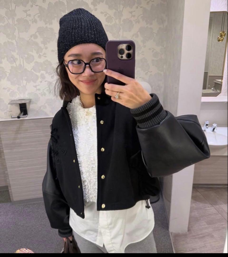 完売‼️新品♡未使用♡ロージーモンスター♡ブーケ♡スタジャン♡ブラック