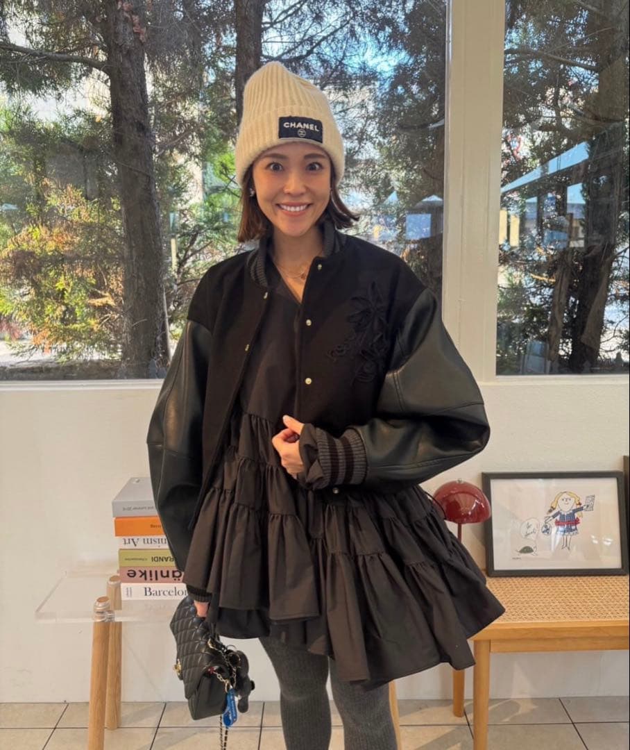 完売‼️新品♡未使用♡ロージーモンスター♡ブーケ♡スタジャン♡ブラック