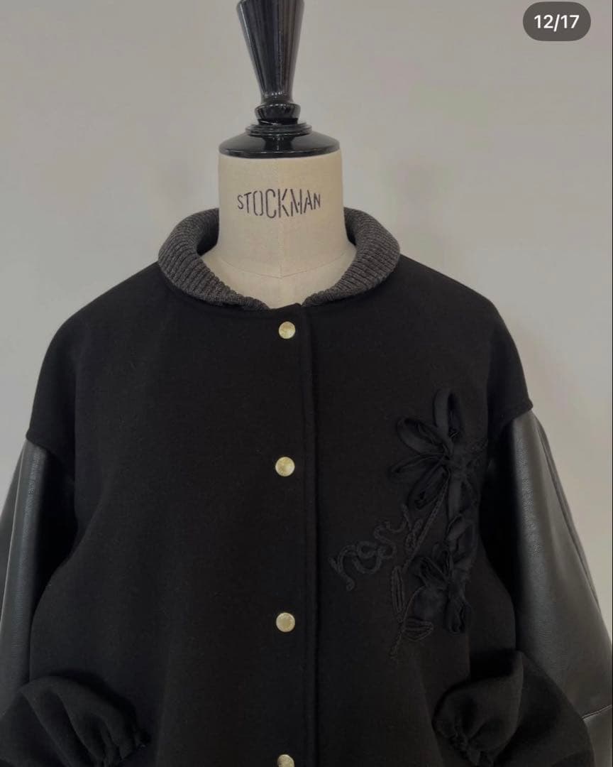 完売‼️新品♡未使用♡ロージーモンスター♡ブーケ♡スタジャン♡ブラック