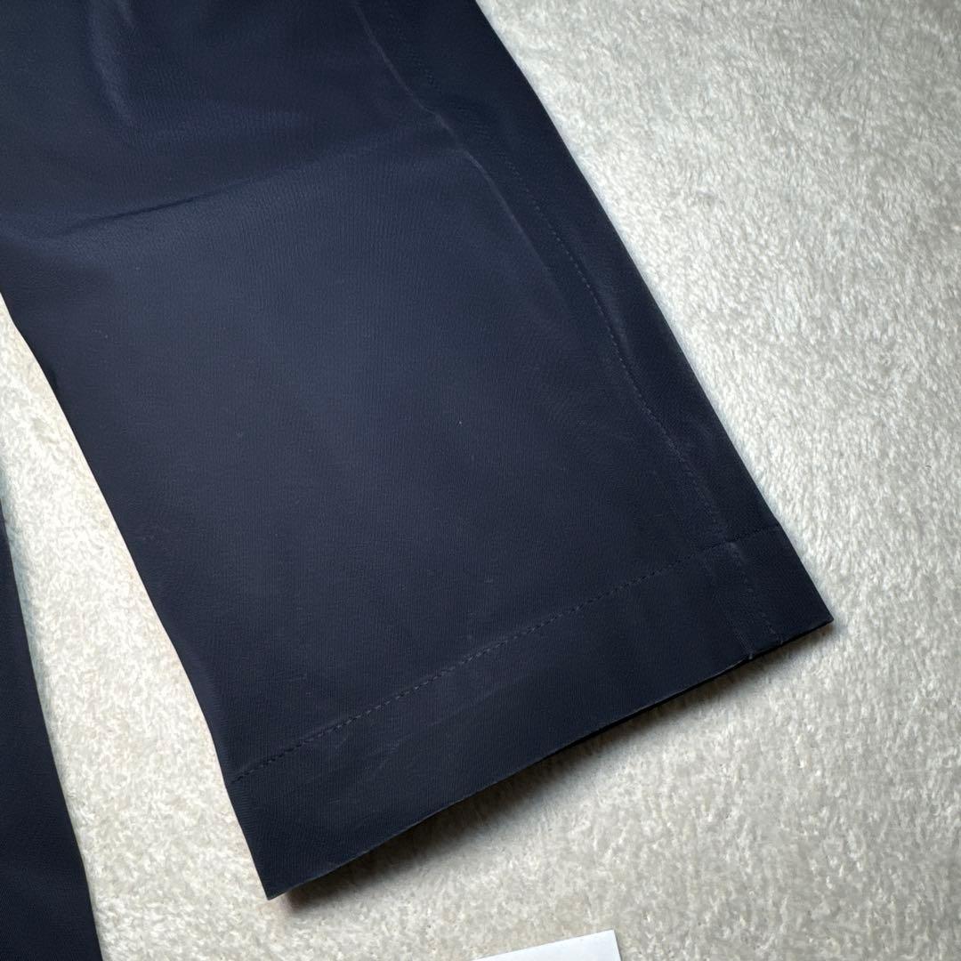 93 極美品　鎌倉シャツ　DICROS ステンカラーコート　ネイビー　46 M