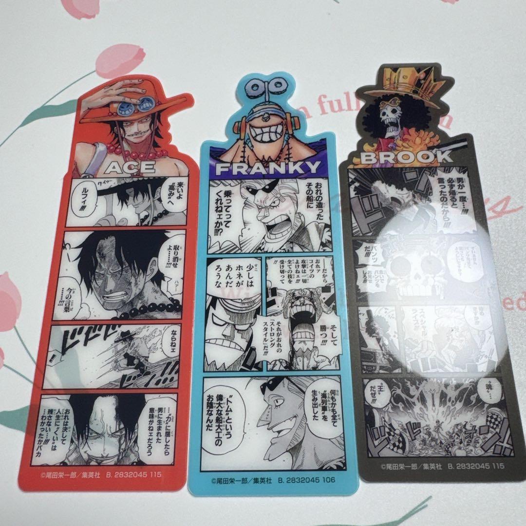 ワンピース ベースショップ ブックマークコレクション エース 等