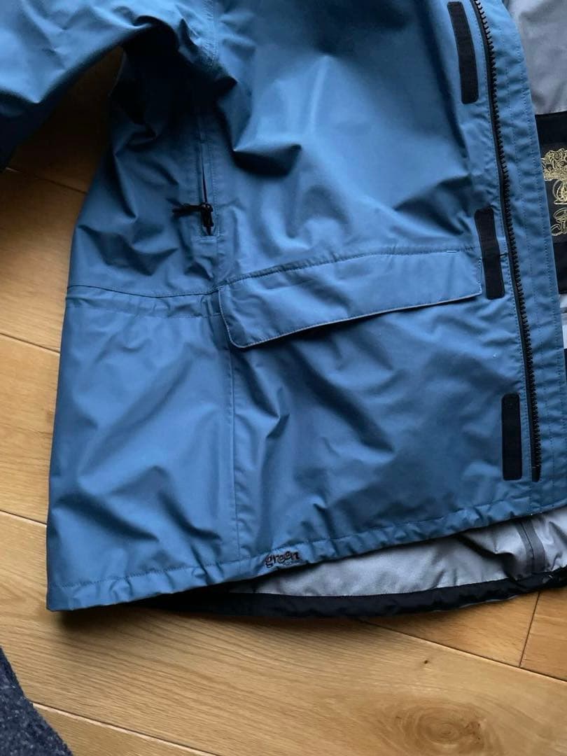 22/23 Green Clothing PEACE JACET Lサイズ　美品