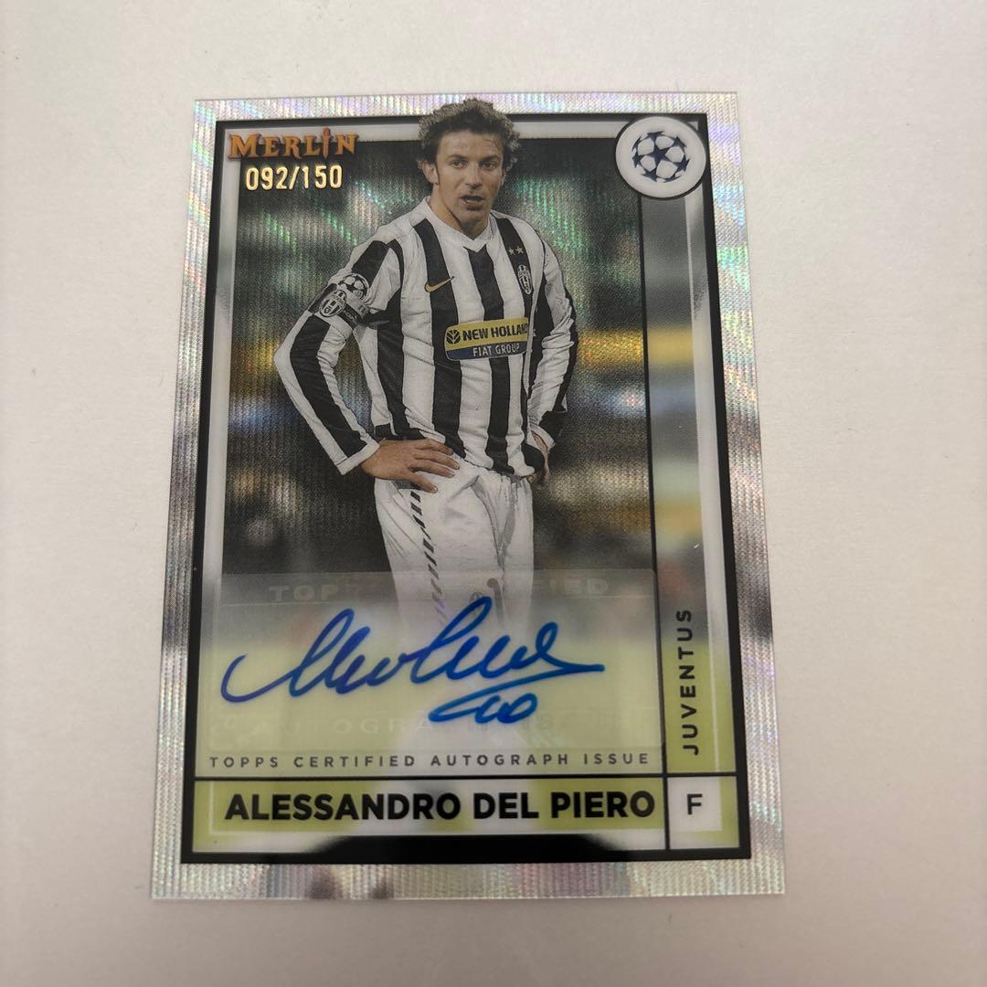 150 アレッサンドロ・デル・ピエロ オートグラフカード - メルカリ