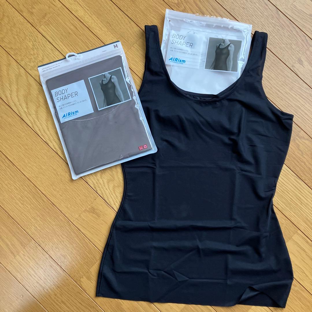 ユニクロ、ボディシェイパータンクトップ 2枚、エアリズム - メルカリ