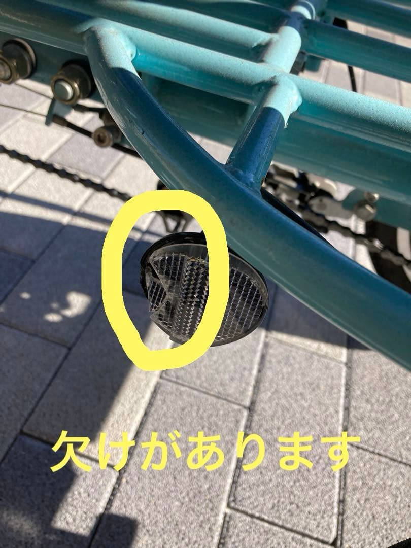 【非電動】ふたごじてんしゃ 水色×オフホワイト