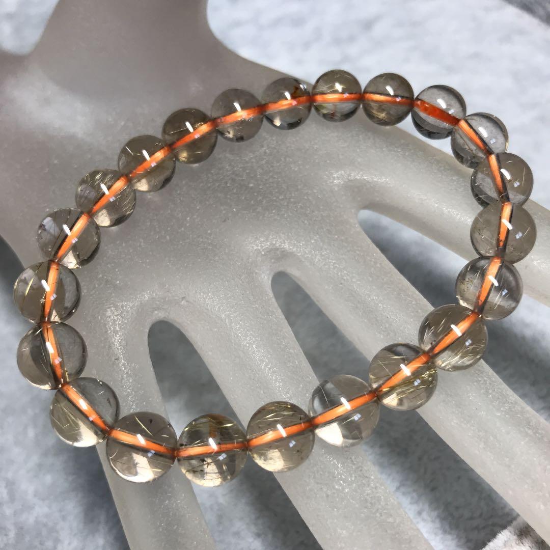 G40☆特選一品☆金運✴︎財運の象徴【8.4-8.9mmゴールドルチルクォーツ