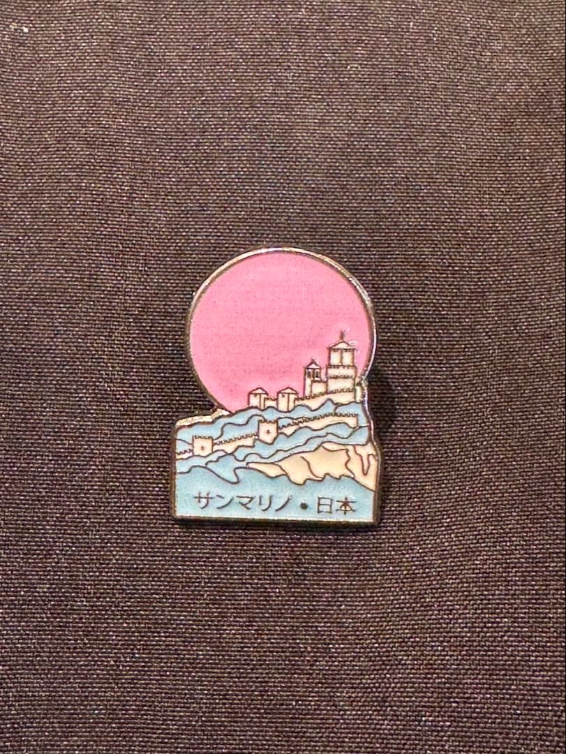 ☆レア☆【大阪・関西万博】サンマリノ館 パビリオン ピンバッチ