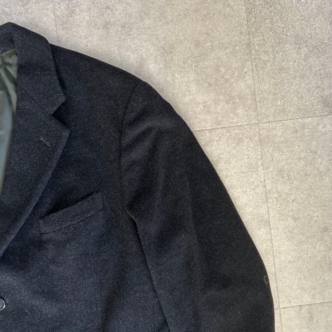 ARMANI COLLEZIONI カシミア混 スーパーロングウールコート