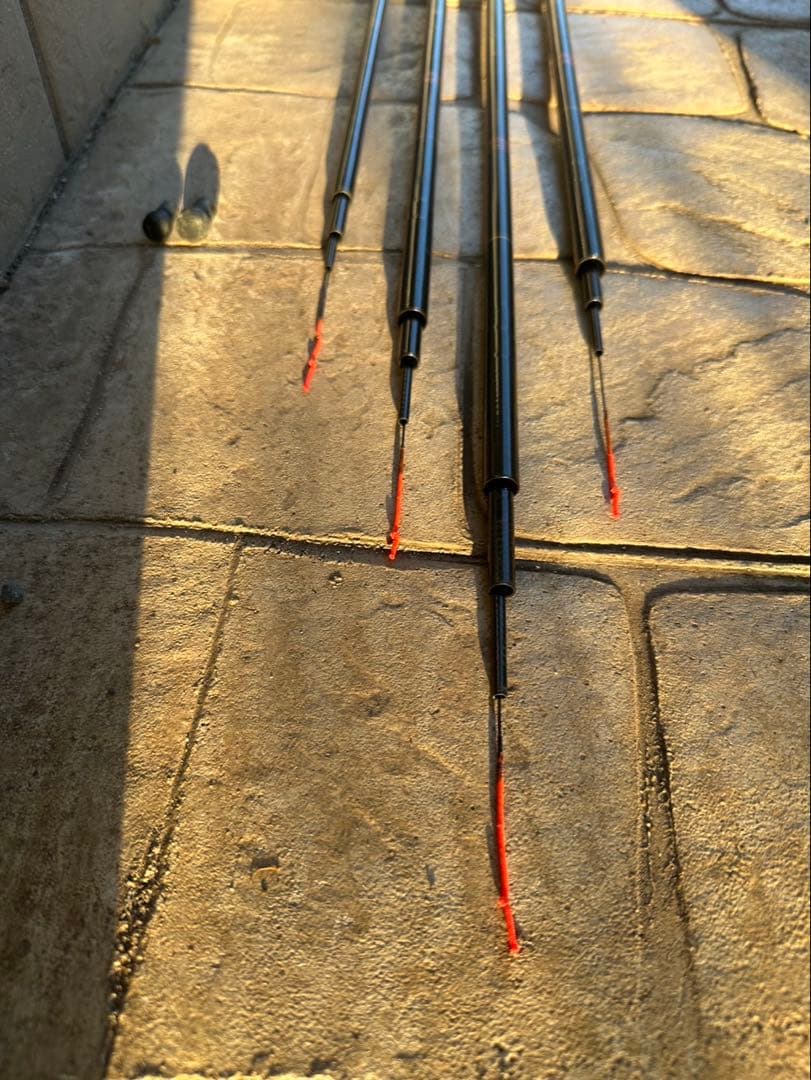 八汐 硬調 10尺 11尺 12尺 13尺 4本まとめ ヘラ竿 ヘラブナ ロッド