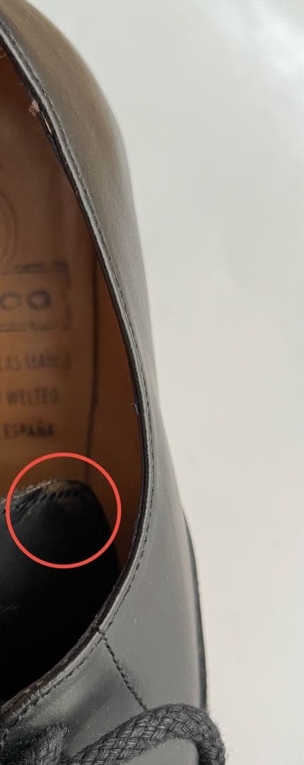 palanco パランコ　革靴　ストレートチップ　36 22.5cm ブラック