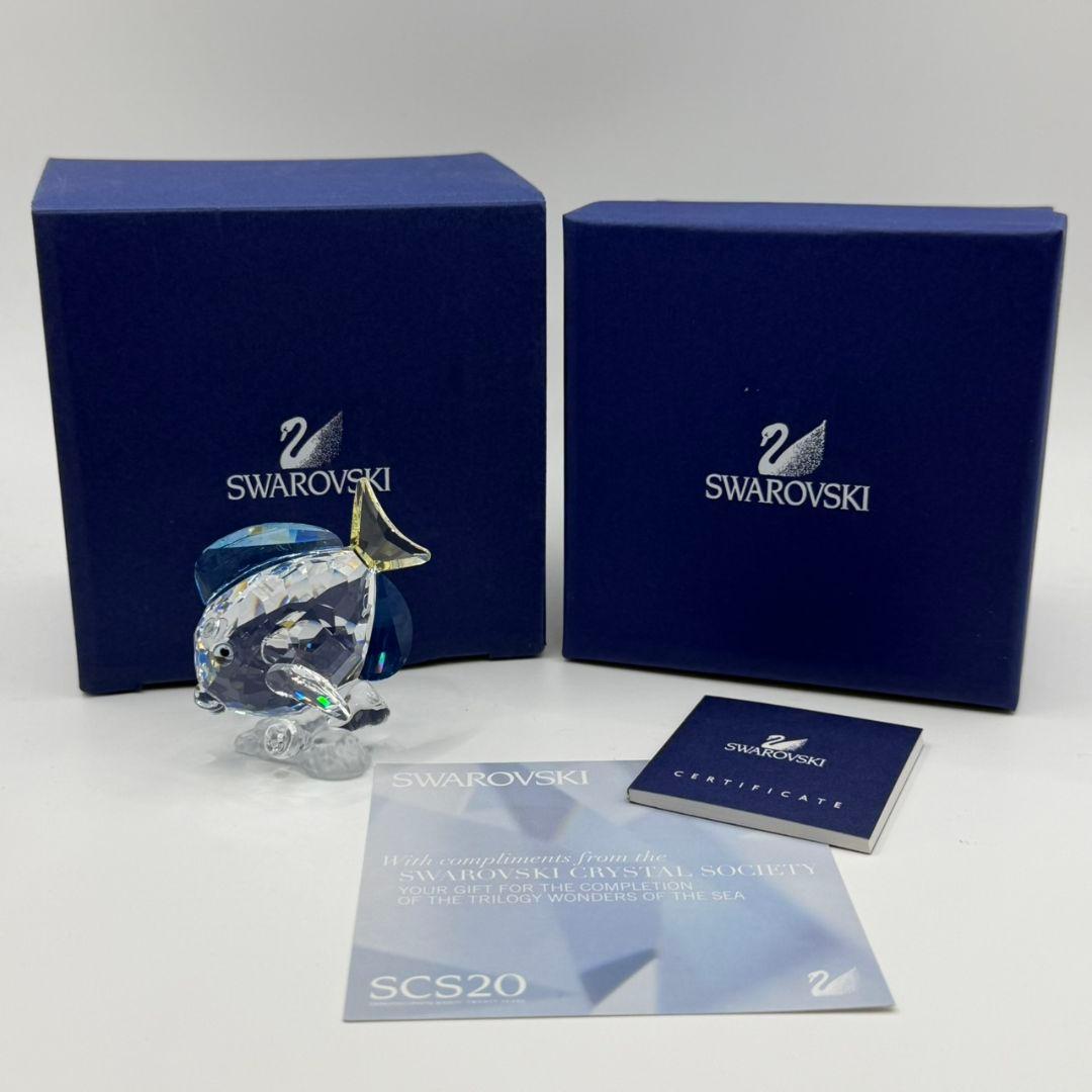 スワロフスキー SWAROVSKI SCS20 フィギュア ナンヨウハギ 箱付 - メルカリ