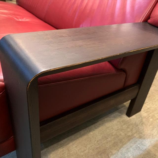 ciel様　カリモクチターノのダンテレザーアームソファ2シーター